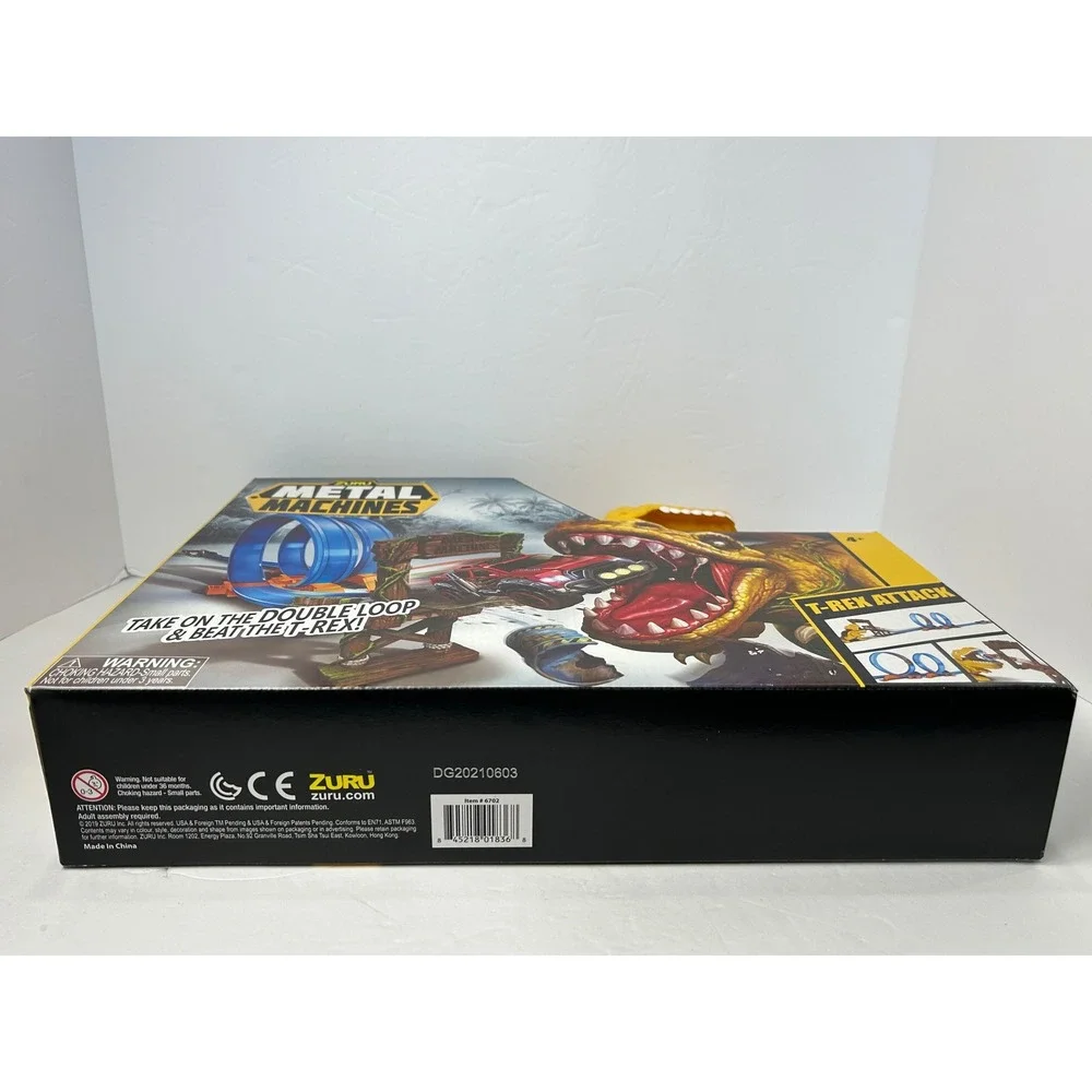 Zuru Metal Machines T-Rex Attack Track Set Double‎ Loop New in Box